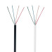 Wholesale 2-core, 3-core, and 4-core enameled wire connecting cables for headphones, Bluetooth microphones, and speakers, with sheathed enameled wire coils.